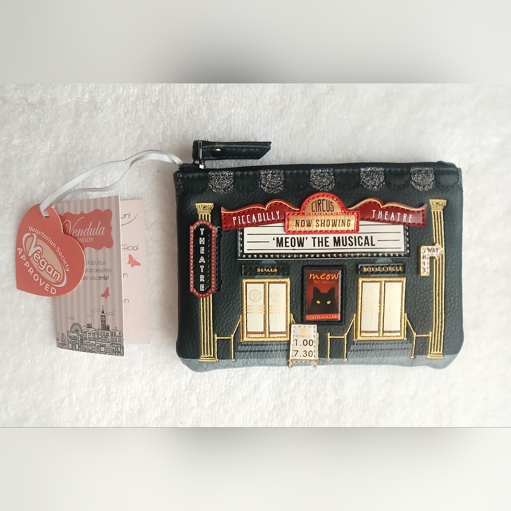 Vendula London Meow The Musical Piccadilly Theatre Coin Purse Wallet
